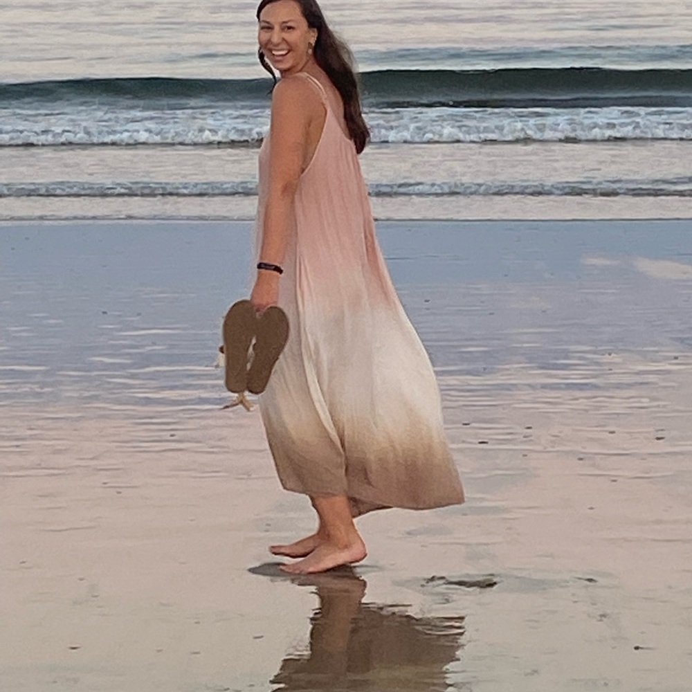 Sleeveless Ombre Maxi Cami Dress
